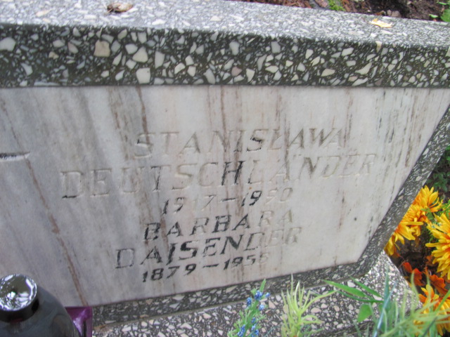 Stanisława DEUTSCHLANDEL 1917 Gdynia - Grobonet - Wyszukiwarka osób pochowanych