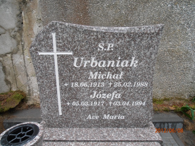 Józefa URBANIAK 1917 Gdynia - Grobonet - Wyszukiwarka osób pochowanych