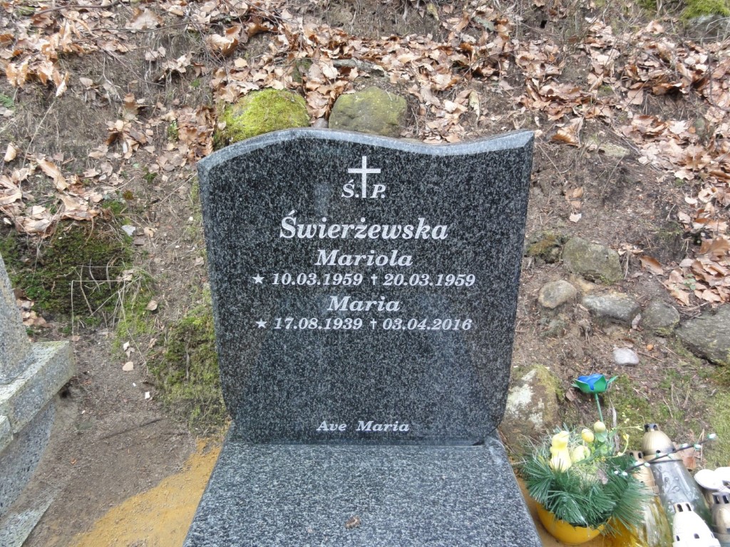 Maria ŚWIERŻEWSKA 1939 Gdynia - Grobonet - Wyszukiwarka osób pochowanych