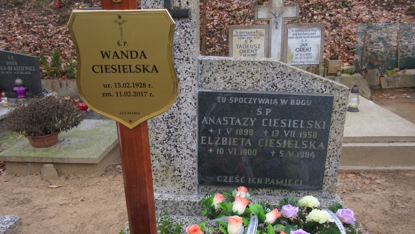 Elżbieta CIESIELSKA 1900 Gdynia - Grobonet - Wyszukiwarka osób pochowanych