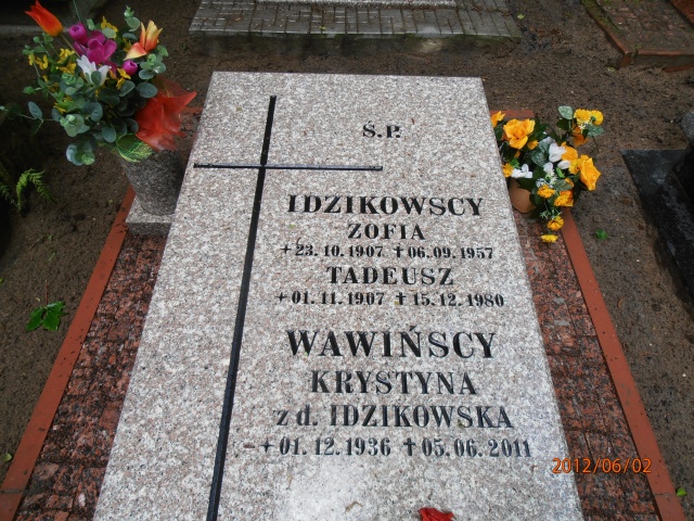 Tadeusz IDZIKOWSKI 1907 Gdynia - Grobonet - Wyszukiwarka osób pochowanych