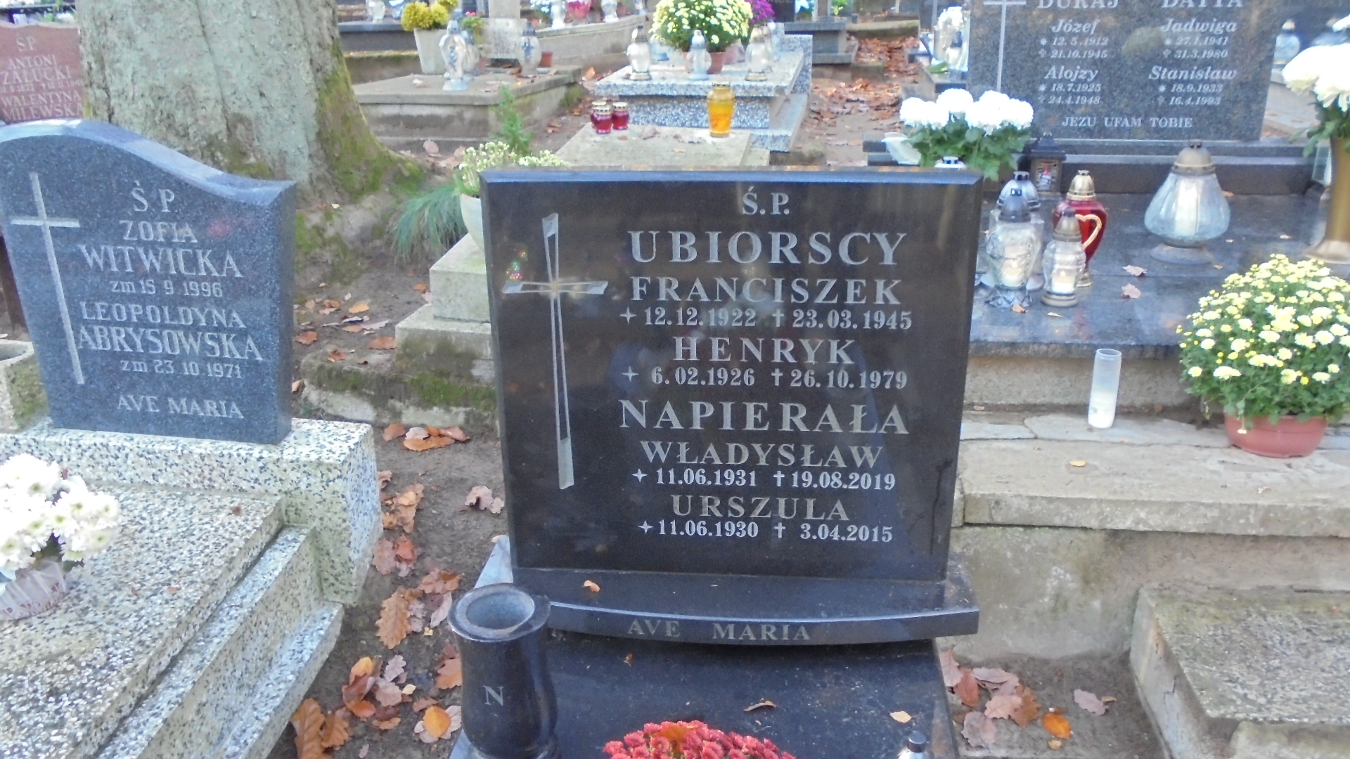 Urszula NAPIERAŁA 1930 Gdynia - Grobonet - Wyszukiwarka osób pochowanych