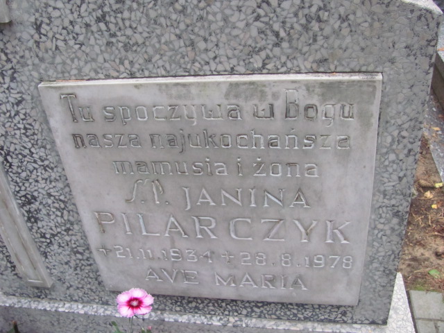 Janina PILARCZYK 1934 Gdynia - Grobonet - Wyszukiwarka osób pochowanych