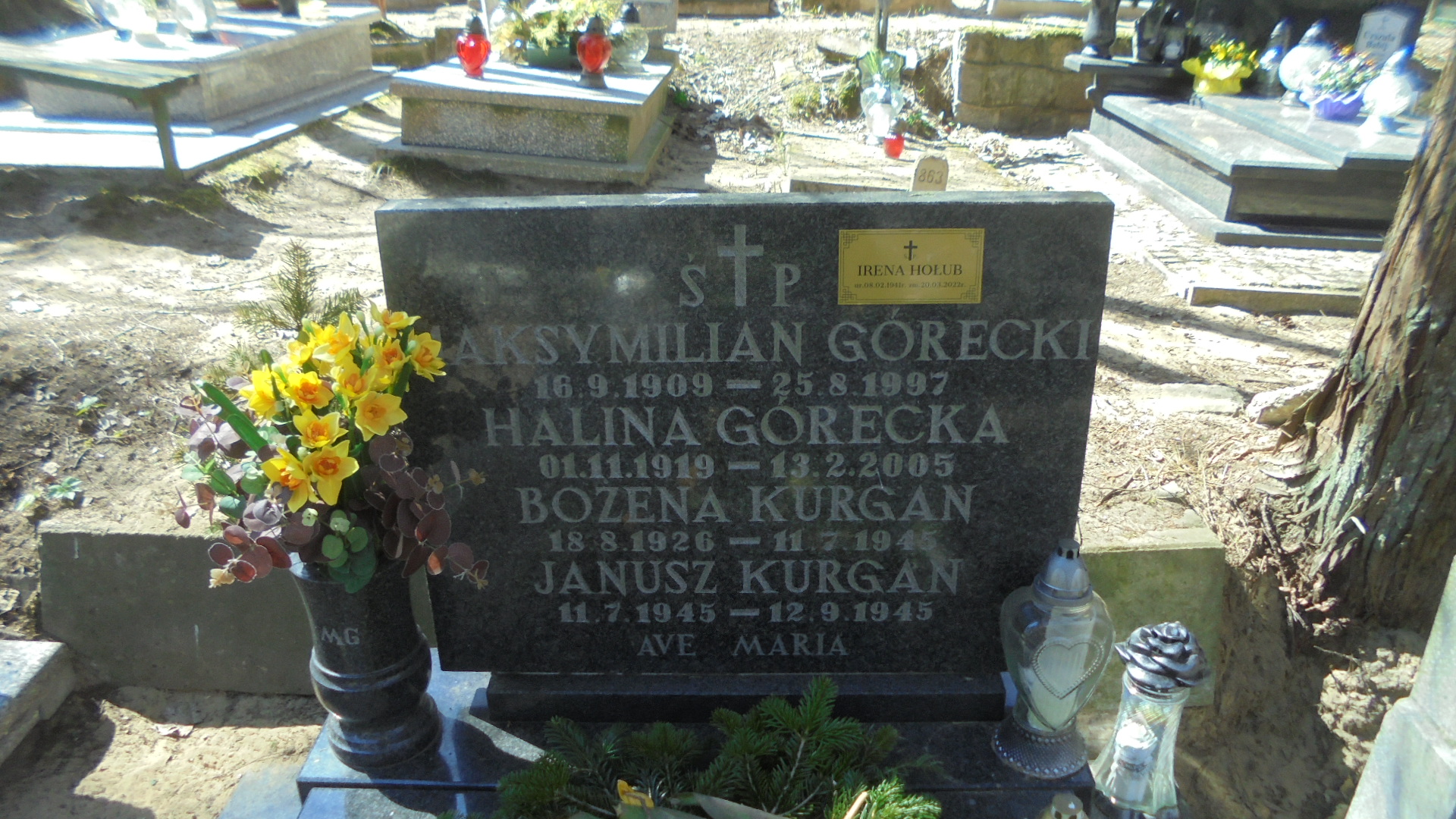 Halina Barbara GÓRECKA 1919 Gdynia - Grobonet - Wyszukiwarka osób pochowanych