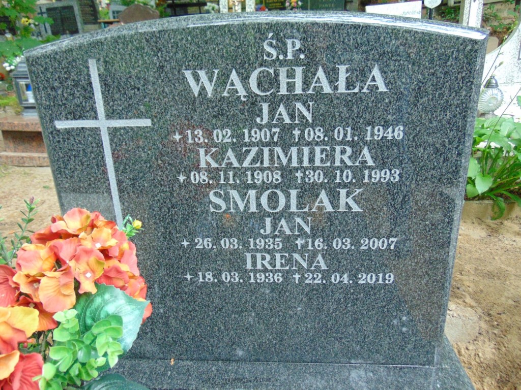 Jan WĄCHAŁA 1907 Gdynia - Grobonet - Wyszukiwarka osób pochowanych