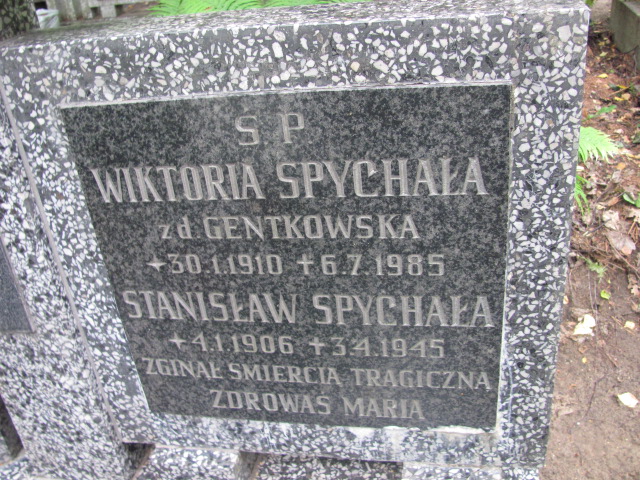 Stanisław SPYCHAŁA 1906 Gdynia - Grobonet - Wyszukiwarka osób pochowanych