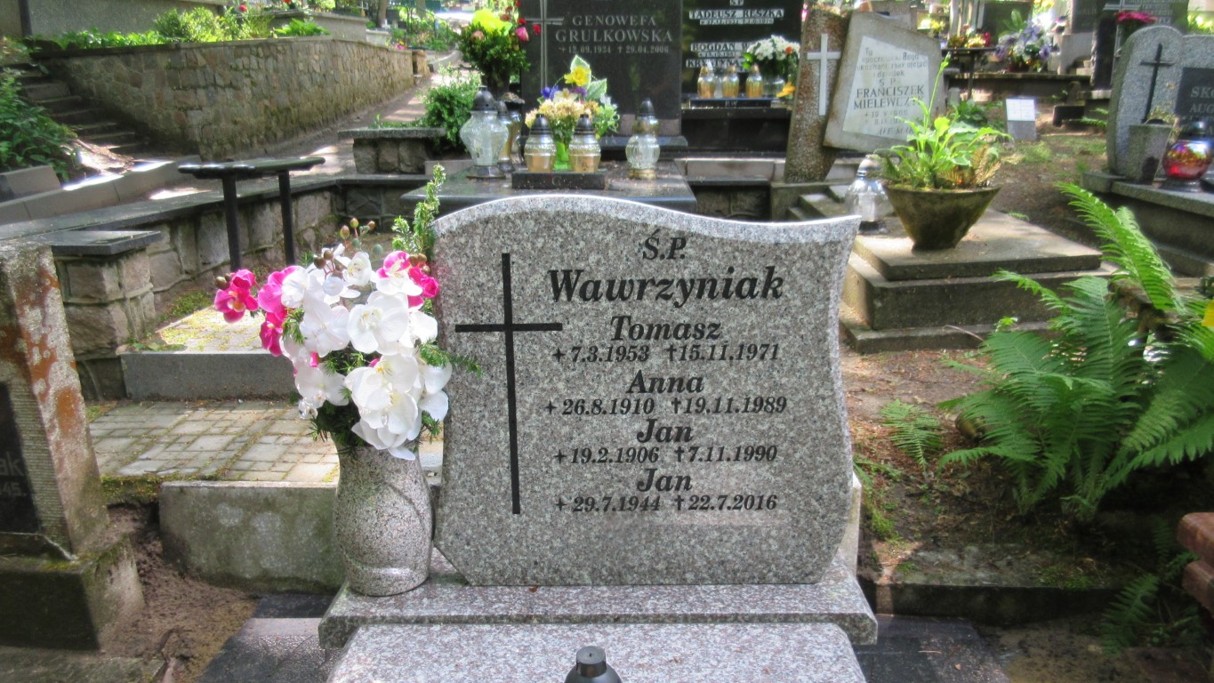 Anna WAWRZYNIAK 1910 Gdynia - Grobonet - Wyszukiwarka osób pochowanych