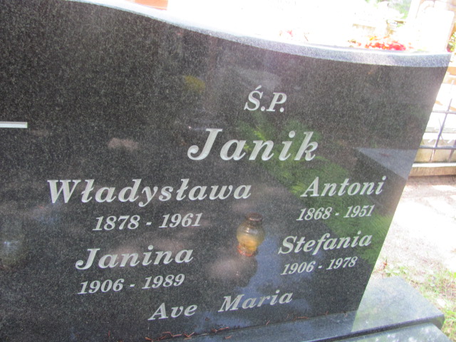Janina JANIK 1906 Gdynia - Grobonet - Wyszukiwarka osób pochowanych