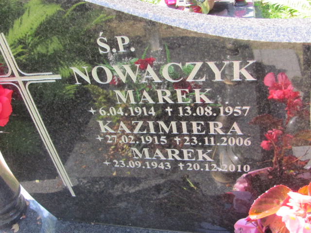 Marek NOWACZYK 1943 Gdynia - Grobonet - Wyszukiwarka osób pochowanych