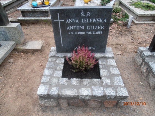 Anna LELEWSKA 1875 Gdynia - Grobonet - Wyszukiwarka osób pochowanych