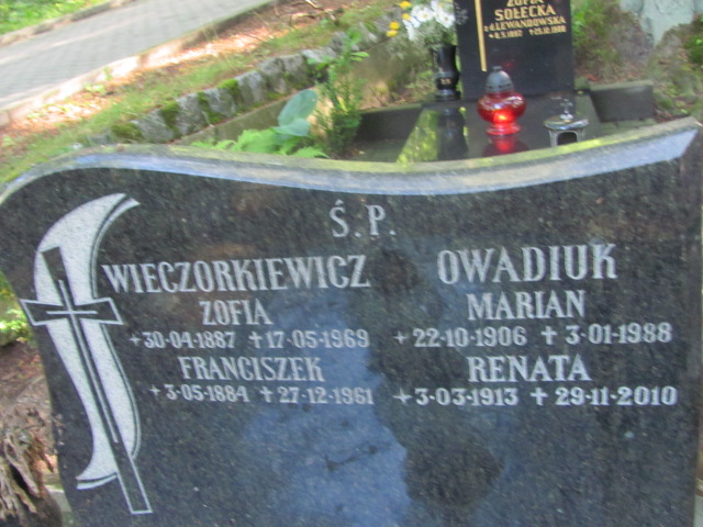Zofia WIECZORKIEWICZ Gdynia - Grobonet - Wyszukiwarka osób pochowanych