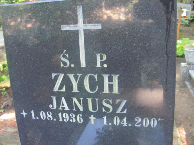 Janusz Witold ZYCH 1936 Gdynia - Grobonet - Wyszukiwarka osób pochowanych