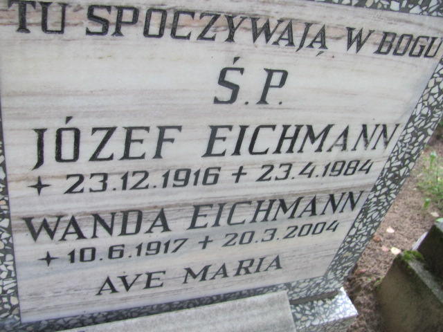 Wanda EICHMANN 1917 Gdynia - Grobonet - Wyszukiwarka osób pochowanych