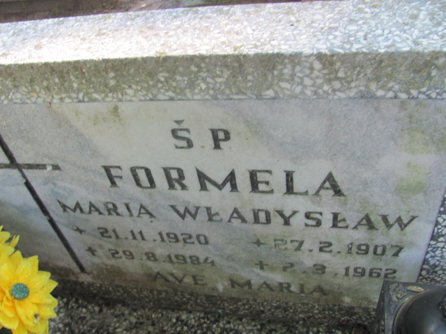 Maria FORMELA 1920 Gdynia - Grobonet - Wyszukiwarka osób pochowanych