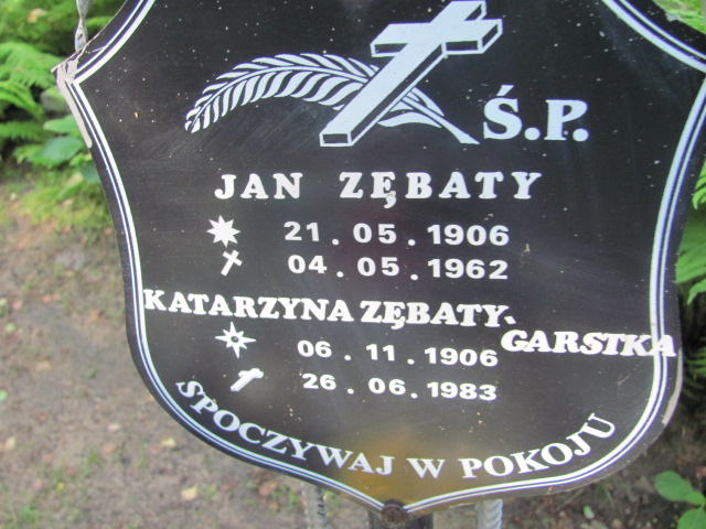Jan ZĘBATY 1906 Gdynia - Grobonet - Wyszukiwarka osób pochowanych
