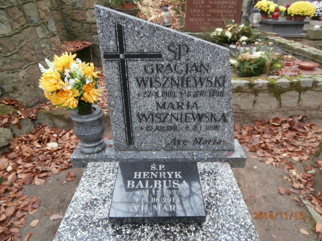 Maria WISZNIEWSKA 1911 Gdynia - Grobonet - Wyszukiwarka osób pochowanych