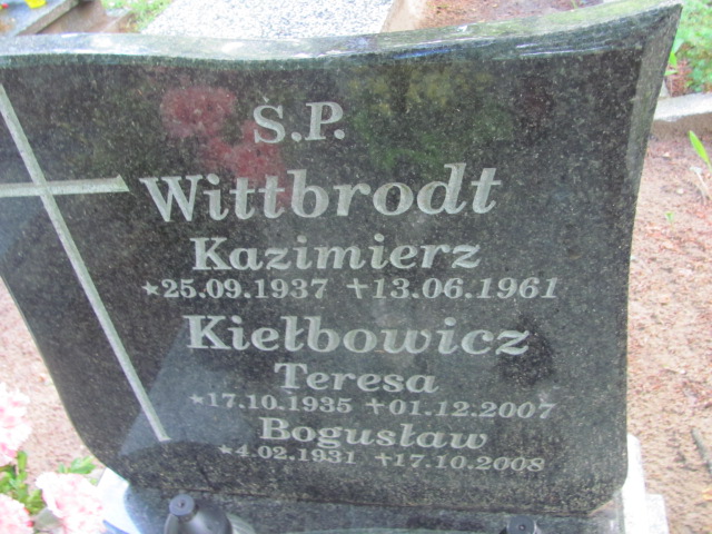 Bogusław KIEŁBOWICZ 1931 Gdynia - Grobonet - Wyszukiwarka osób pochowanych