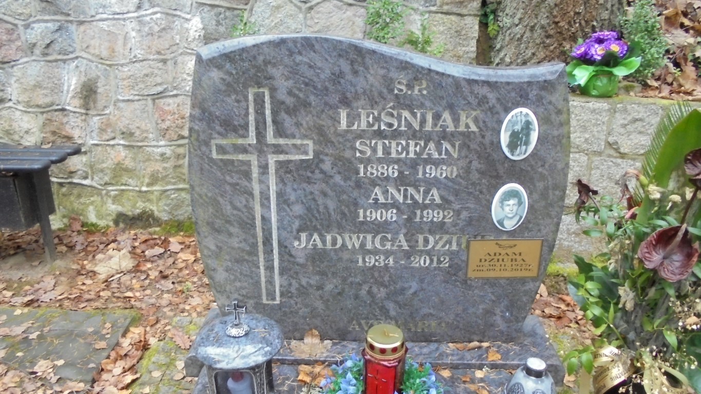 Jadwiga DZIUBA 1934 Gdynia - Grobonet - Wyszukiwarka osób pochowanych