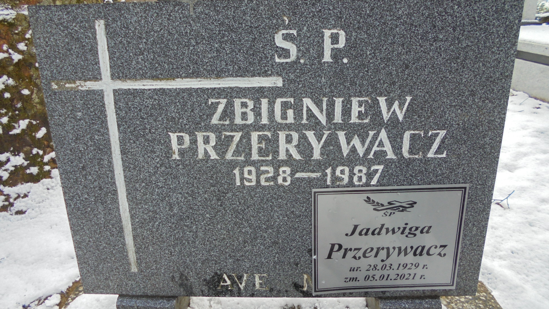 Grób JADWIGA PRZERYWACZ