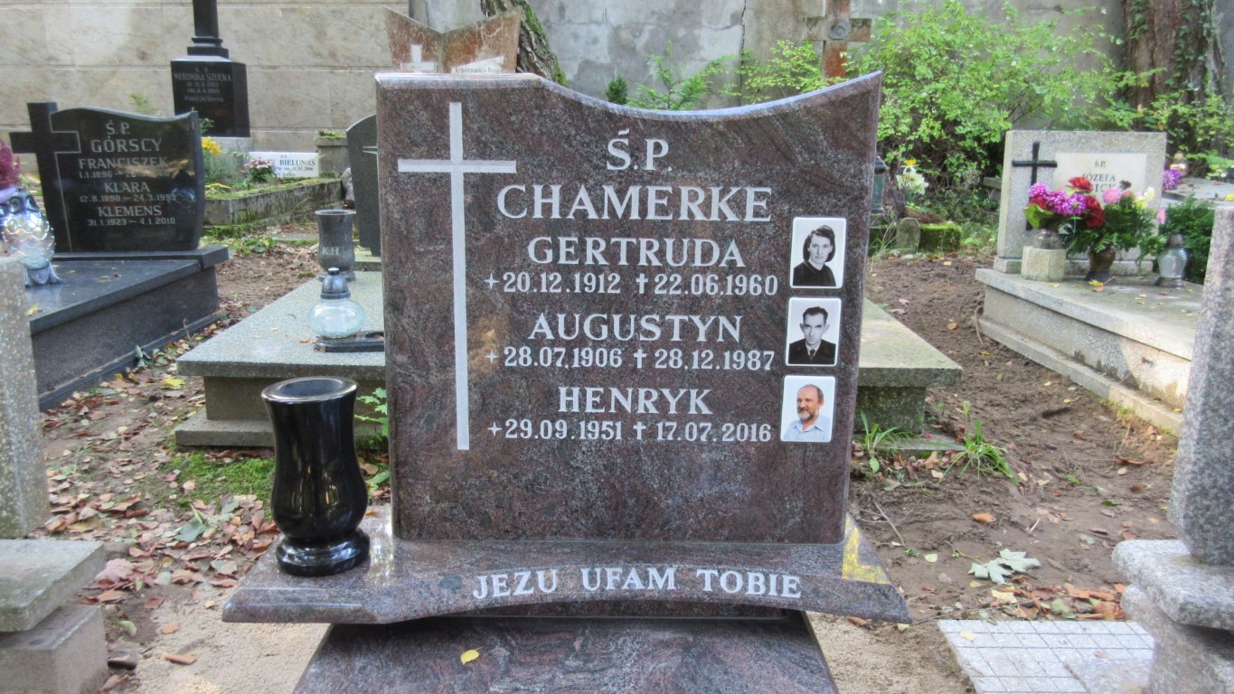 Gertruda CHAMERKE 1912 Gdynia - Grobonet - Wyszukiwarka osób pochowanych