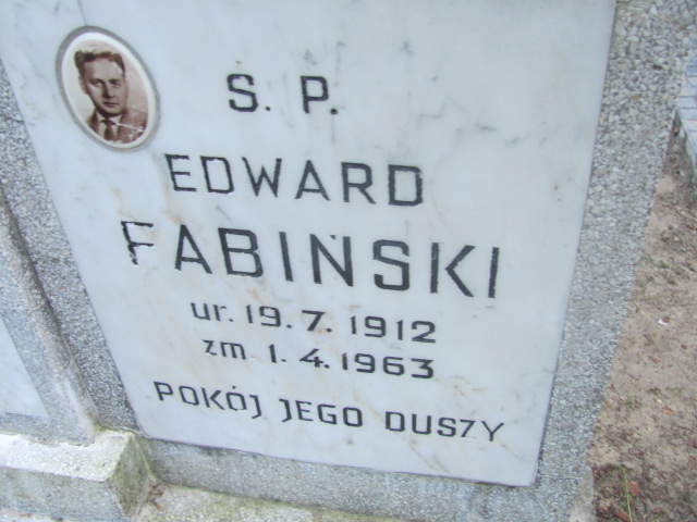 Edward FABIŃSKI 1912 Gdynia - Grobonet - Wyszukiwarka osób pochowanych