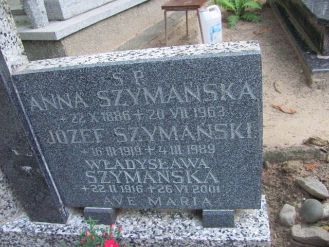 Anna SZYMAŃSKA Gdynia - Grobonet - Wyszukiwarka osób pochowanych