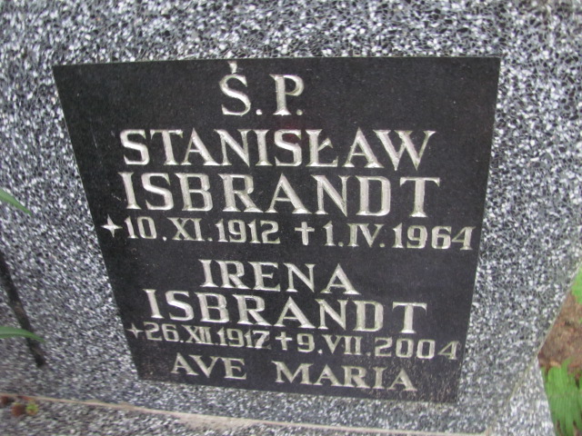 Stanisław ISBRANDT 1912 Gdynia - Grobonet - Wyszukiwarka osób pochowanych