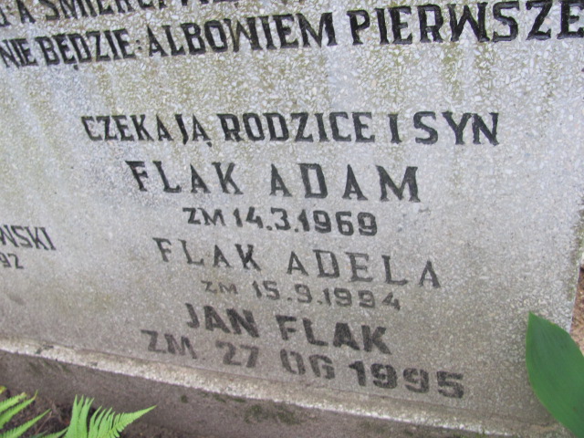 Adela FLAK 1922 Gdynia - Grobonet - Wyszukiwarka osób pochowanych