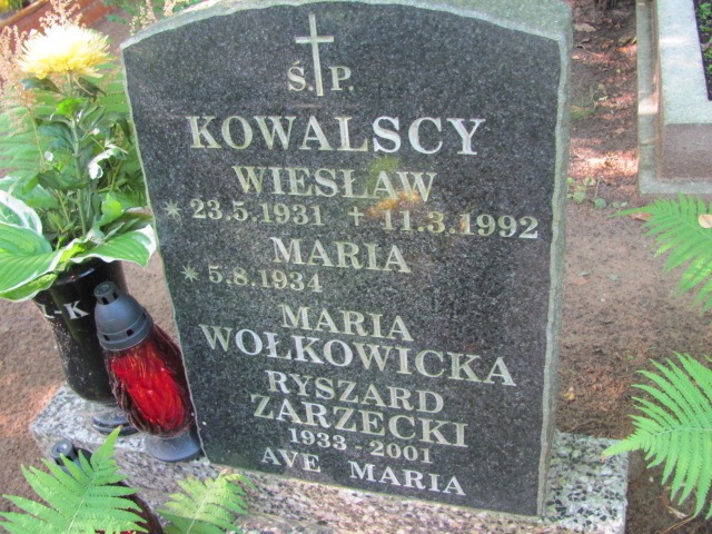 Maria KOWALSKA 1934 Gdynia - Grobonet - Wyszukiwarka osób pochowanych