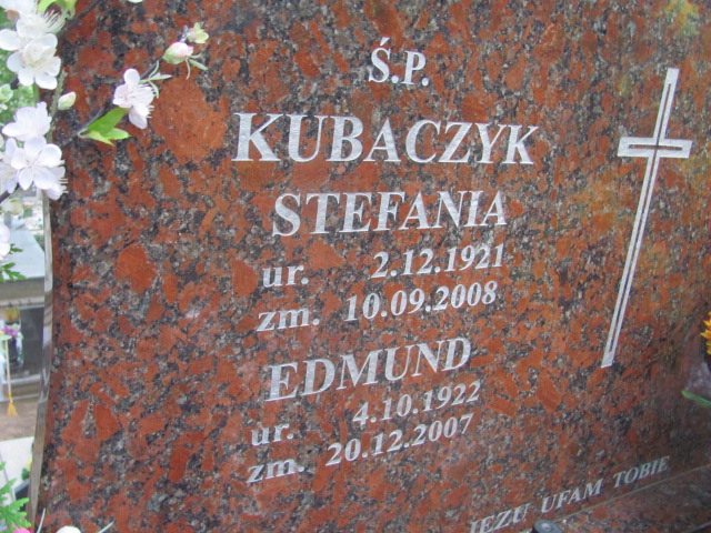 Edmund KUBACZYK 1922 Gdynia - Grobonet - Wyszukiwarka osób pochowanych