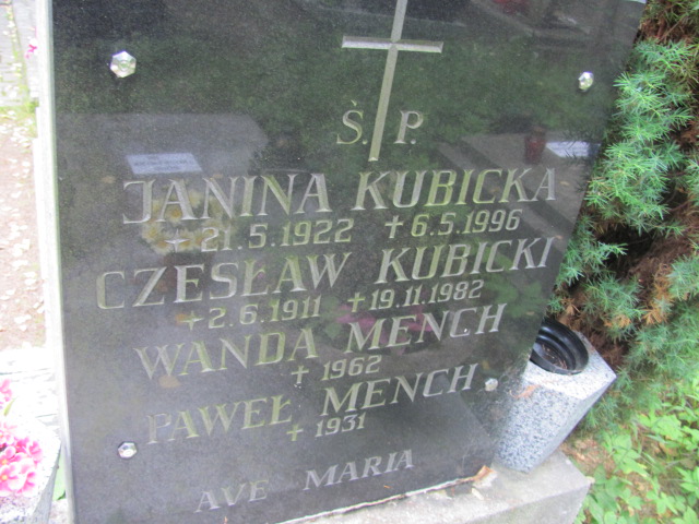 Paweł MENCH Gdynia - Grobonet - Wyszukiwarka osób pochowanych