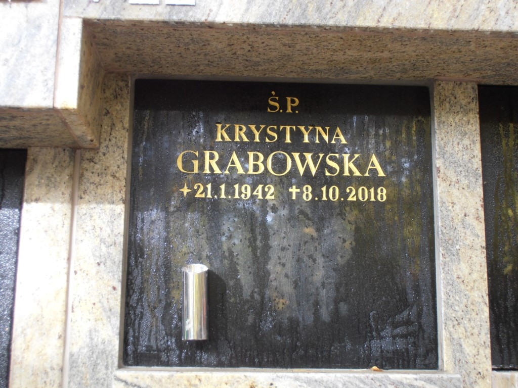 Zdjęcie grobu KRYSTYNA GRABOWSKA