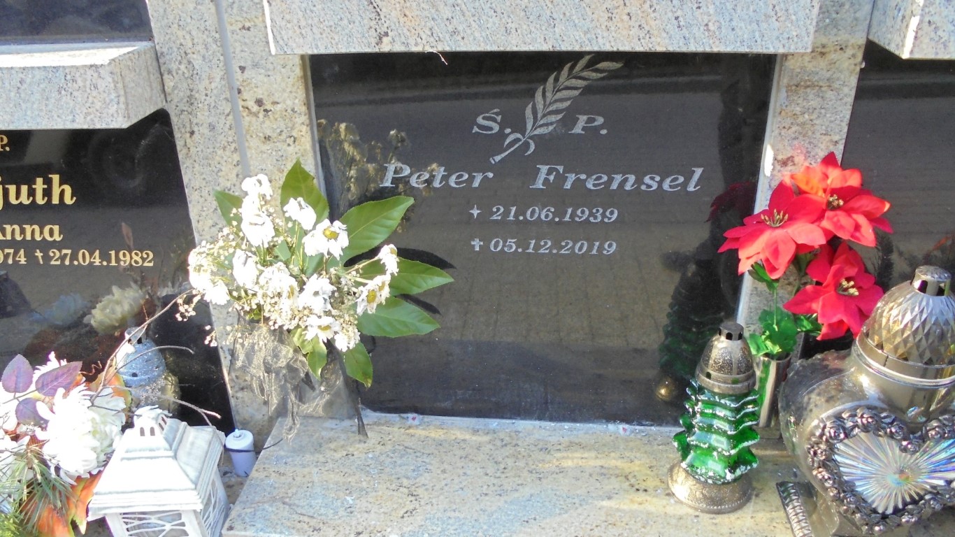 Zdjęcie grobu PETER FRENSEL
