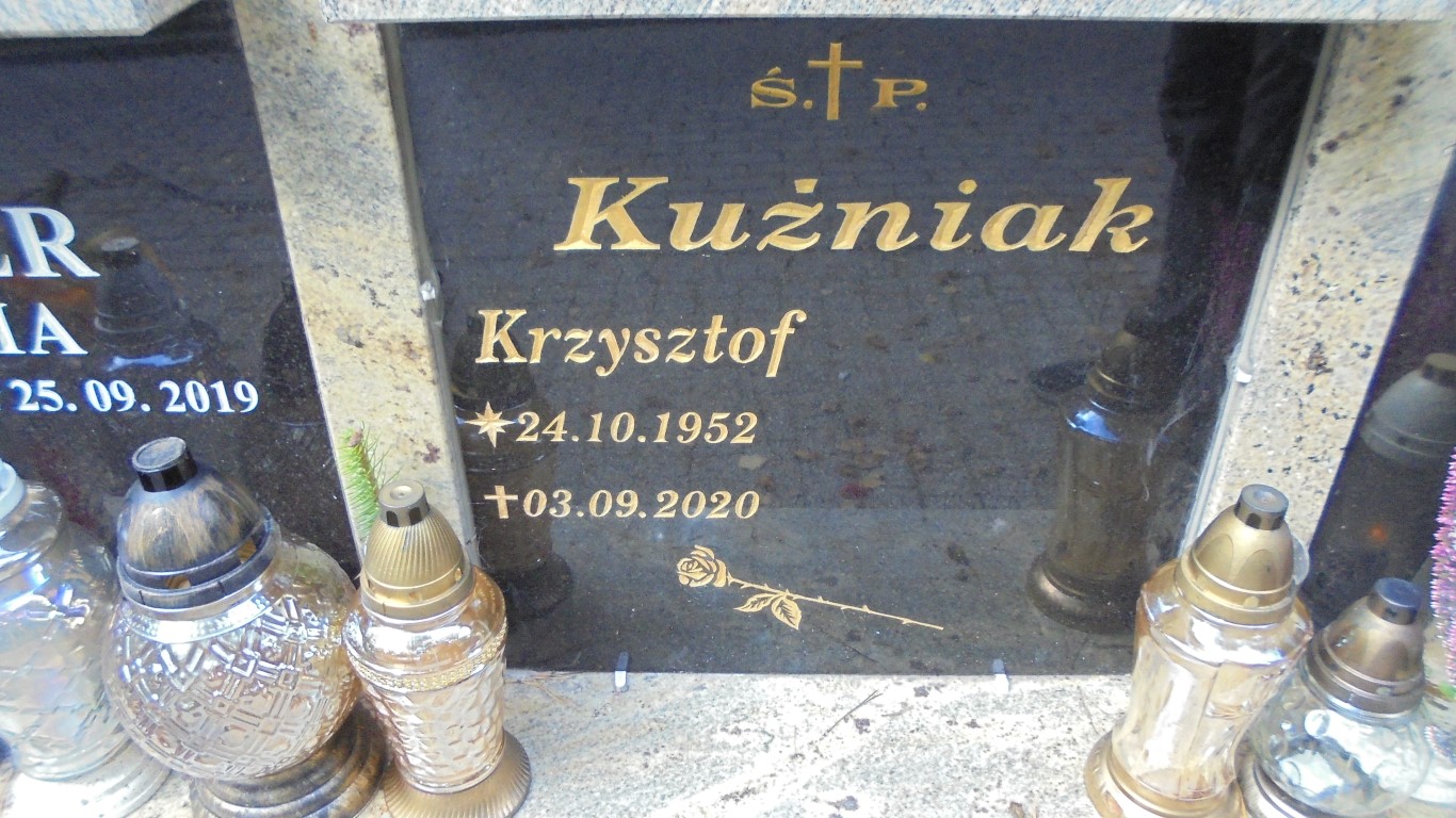 Zdjęcie grobu KRZYSZTOF KUŹNIAK