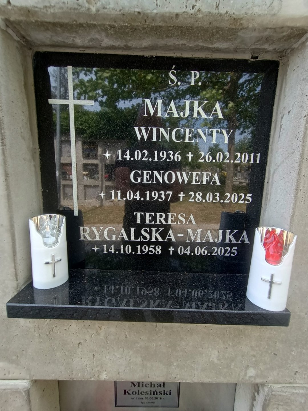 Grób GENOWEFA MAJKA