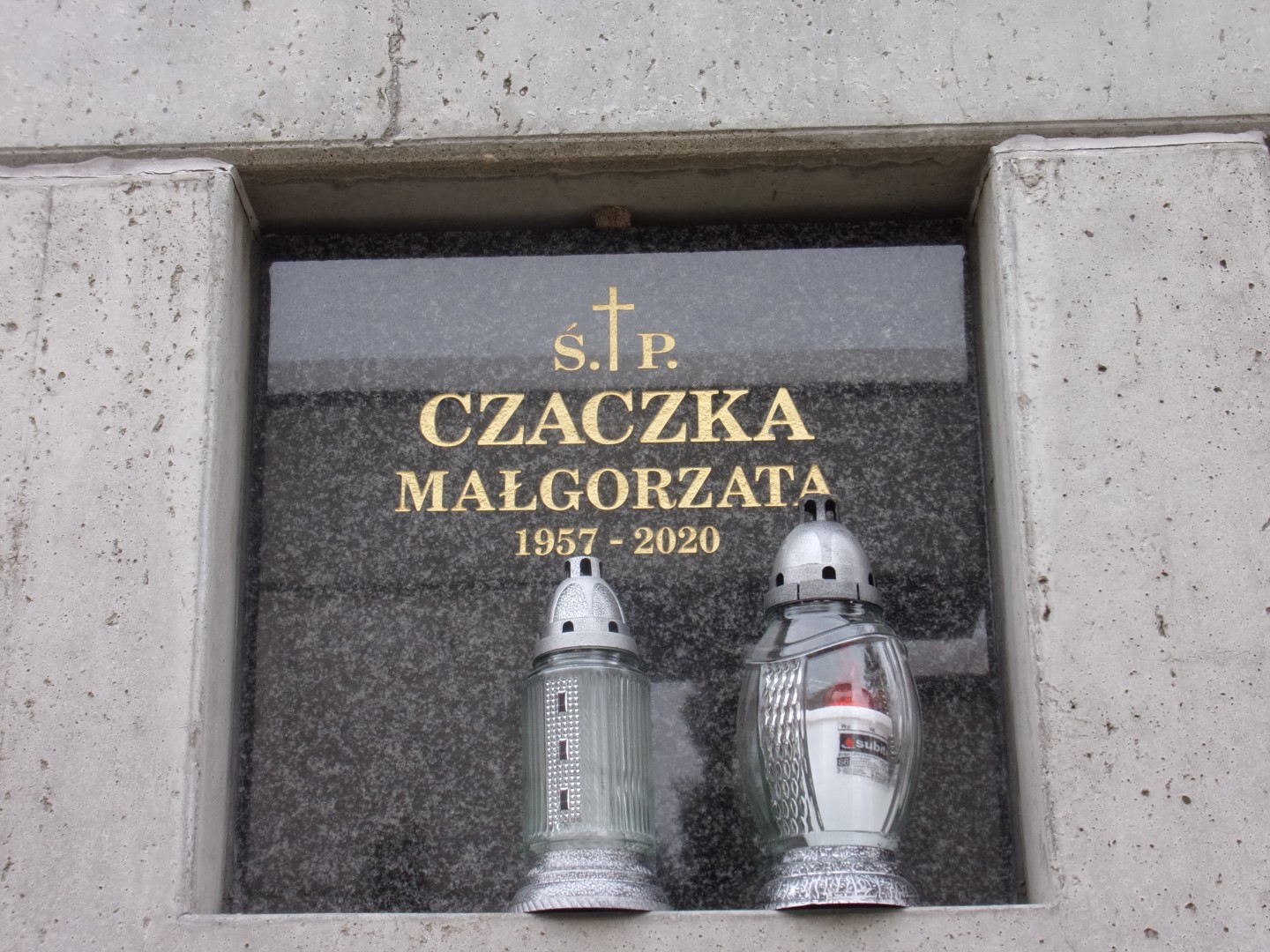 Grób MAŁGORZATA CZACZKA