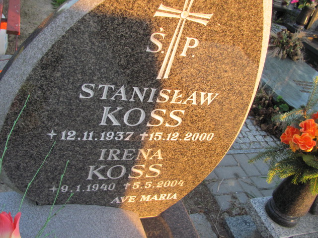 Stanisław KOSS 1937 Gdynia - Grobonet - Wyszukiwarka osób pochowanych