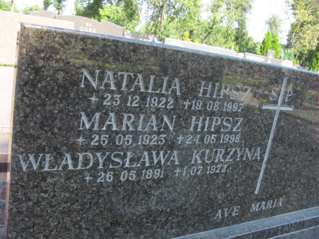 Natalia HIPSZ 1922 Gdynia - Grobonet - Wyszukiwarka osób pochowanych