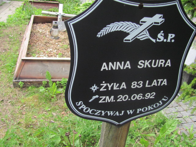Anna SKURA 1909 Gdynia - Grobonet - Wyszukiwarka osób pochowanych