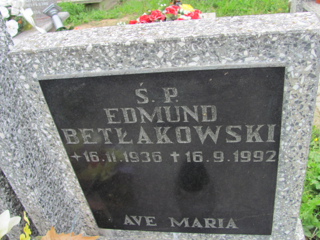  BETŁAKOWSKI 1936 Gdynia - Grobonet - Wyszukiwarka osób pochowanych