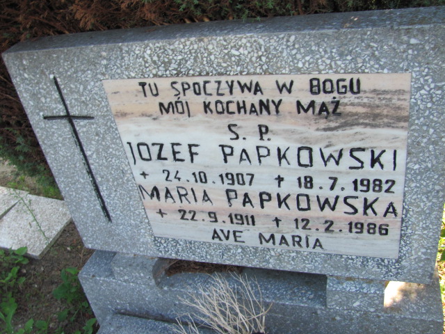 Józef PAPKOWSKI 1907 Gdynia - Grobonet - Wyszukiwarka osób pochowanych