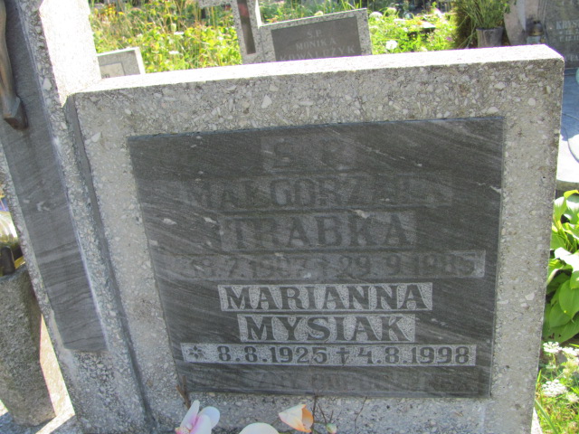 Małgorzata TRĄBKA 1907 Gdynia - Grobonet - Wyszukiwarka osób pochowanych