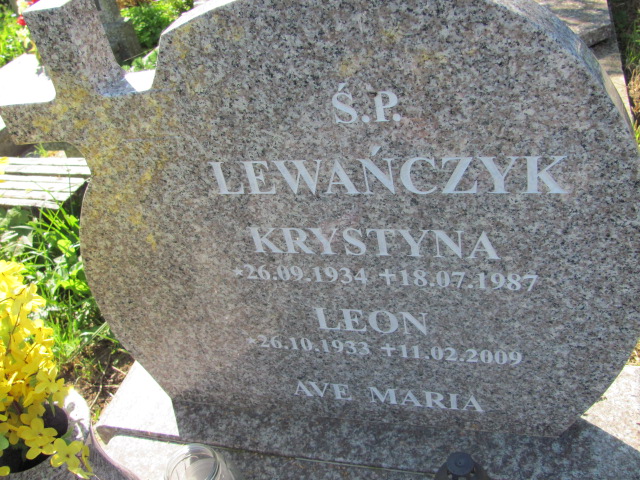 Krystyna LEWAŃCZYK 1934 Gdynia - Grobonet - Wyszukiwarka osób pochowanych