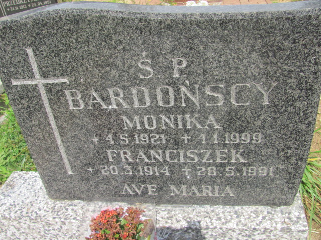 Monika BARDOŃSKA 1921 Gdynia - Grobonet - Wyszukiwarka osób pochowanych