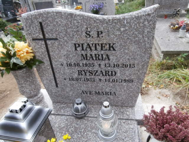Ryszard PIĄTEK 1933 Gdynia - Grobonet - Wyszukiwarka osób pochowanych