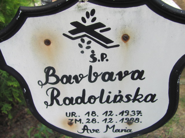 Barbara RADOLIŃSKA 1937 Gdynia - Grobonet - Wyszukiwarka osób pochowanych