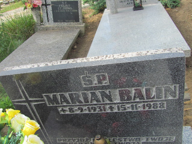 Marian BALIN 1931 Gdynia - Grobonet - Wyszukiwarka osób pochowanych
