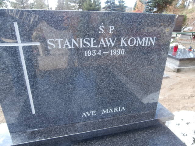 Stanisław KOMIN 1937 Gdynia - Grobonet - Wyszukiwarka osób pochowanych