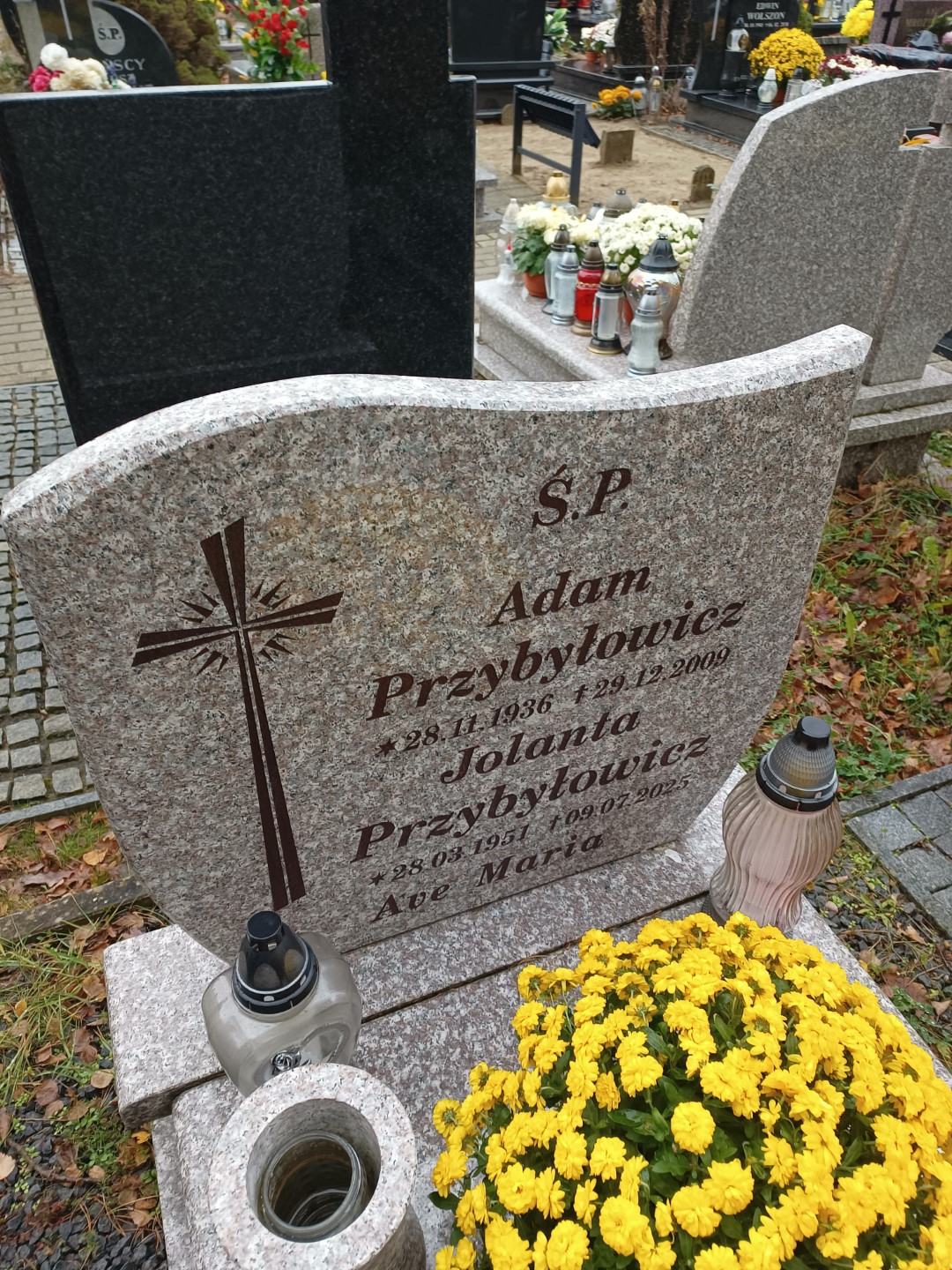 Grób JOLANTA PRZYBYŁOWICZ