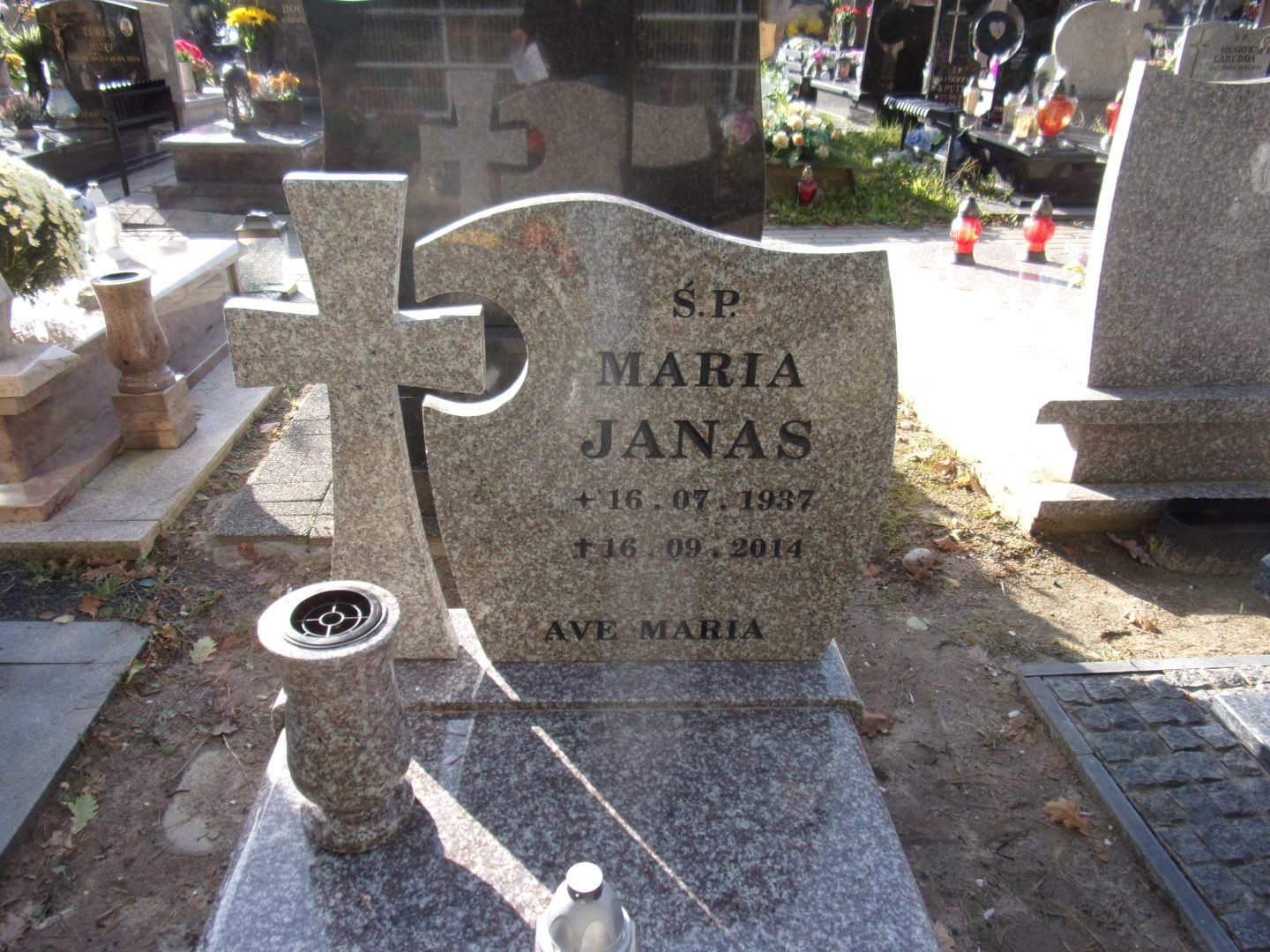 Maria JANAS 1937 Gdynia - Grobonet - Wyszukiwarka osób pochowanych